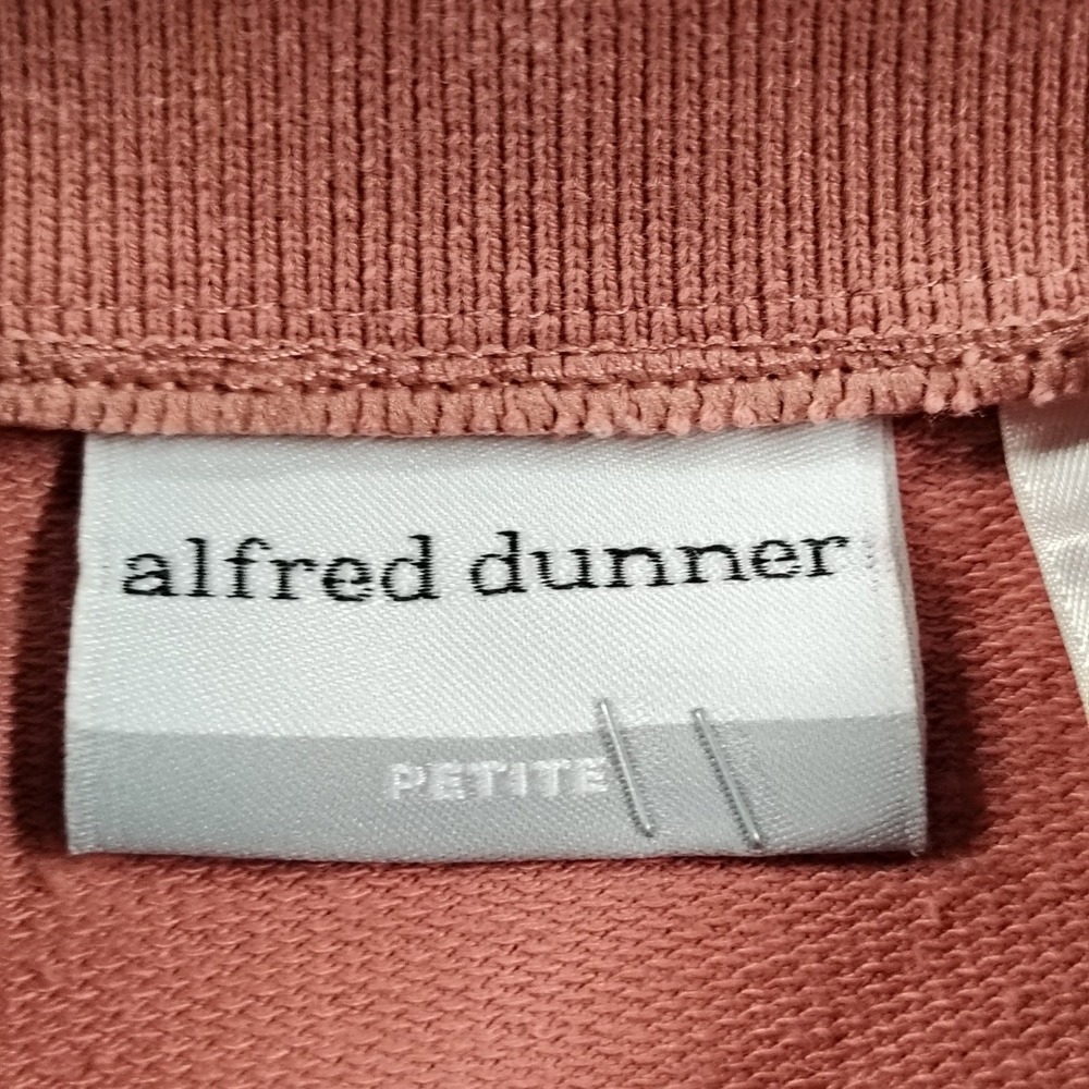 Vtg‎ Alfred Dunner Womens Pullover Sweater Embroidered Hearts Floral Pink sz  PL - Picture 5 of 13